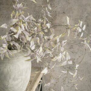 Set/10 Dusty Purple Weeping Leaf Sprays